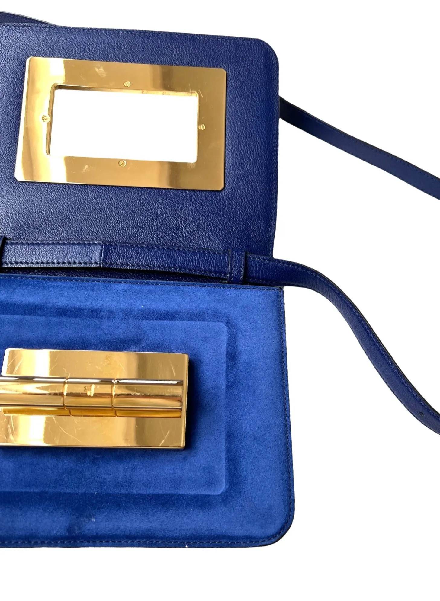 Blue Suede Natalia Bag