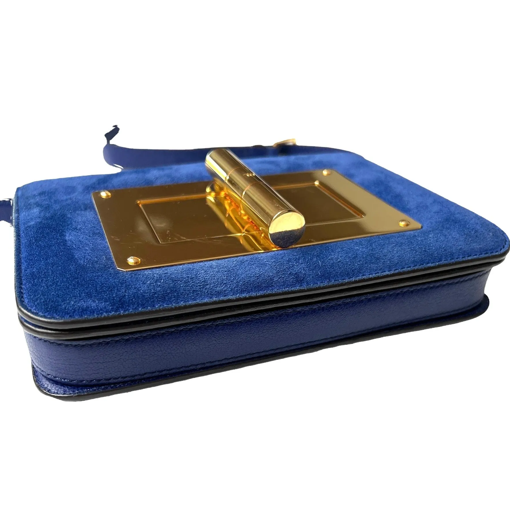 Blue Suede Natalia Bag