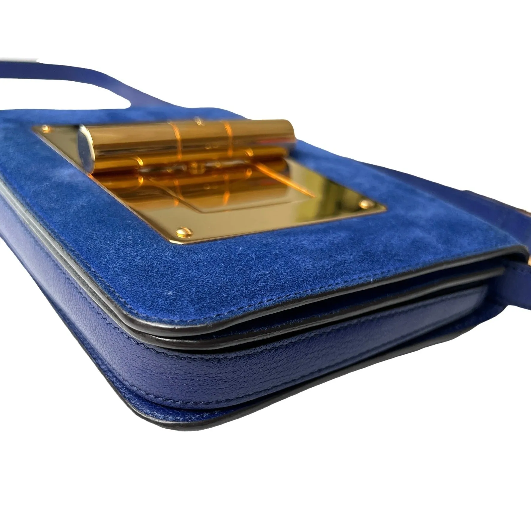 Blue Suede Natalia Bag