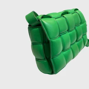 Bottega Veneta Padded Cassette Bag Green GHW