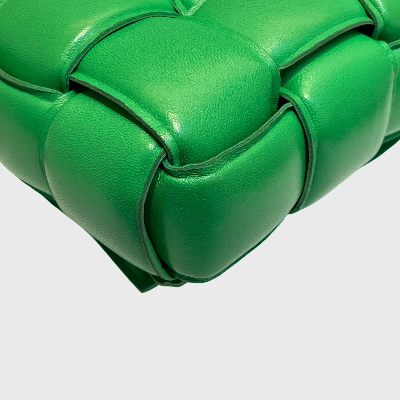Bottega Veneta Padded Cassette Bag Green GHW