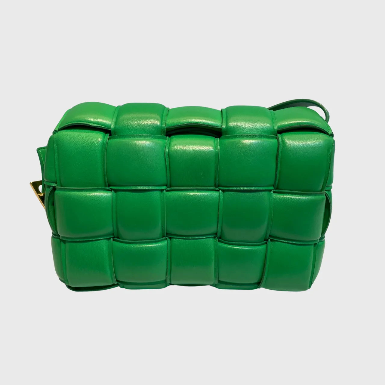 Bottega Veneta Padded Cassette Bag Green GHW
