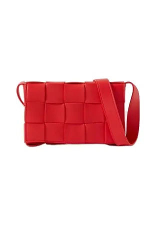 Cassette Small Intrecciato Leather Shoulder Bag