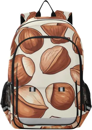 Chinese Chestnut Laptop Backpack for Boys Girls, Bookbag Travel Bag Casual Daypack School Backpack for Students