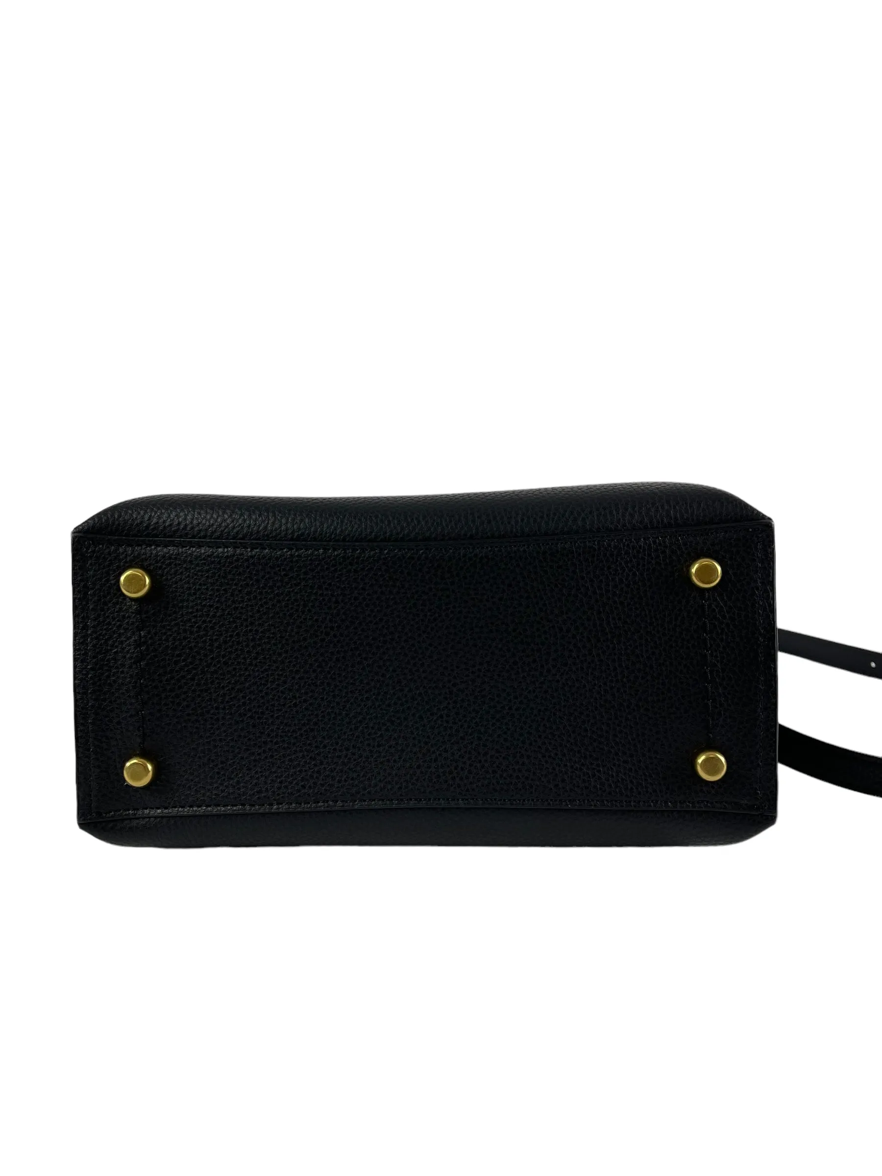 Coach Black Pebble Leather Willow Tote