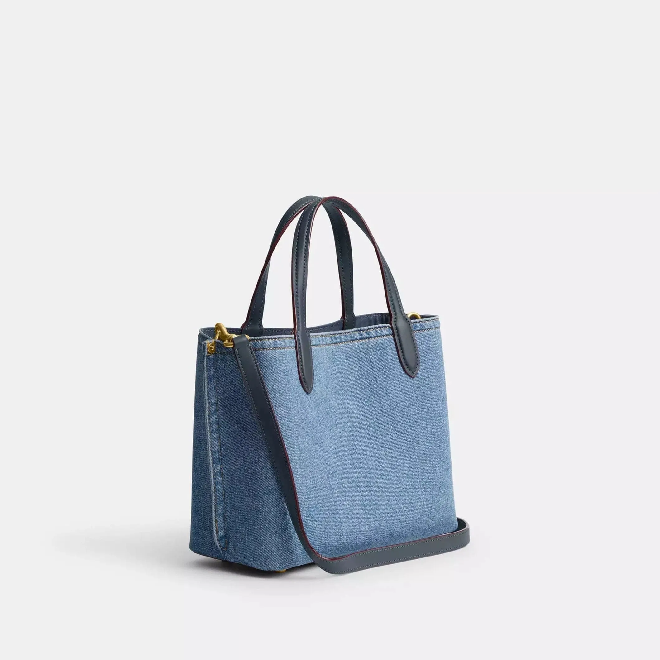 Coach Denim Willow Tote Bag 24 in Indigo