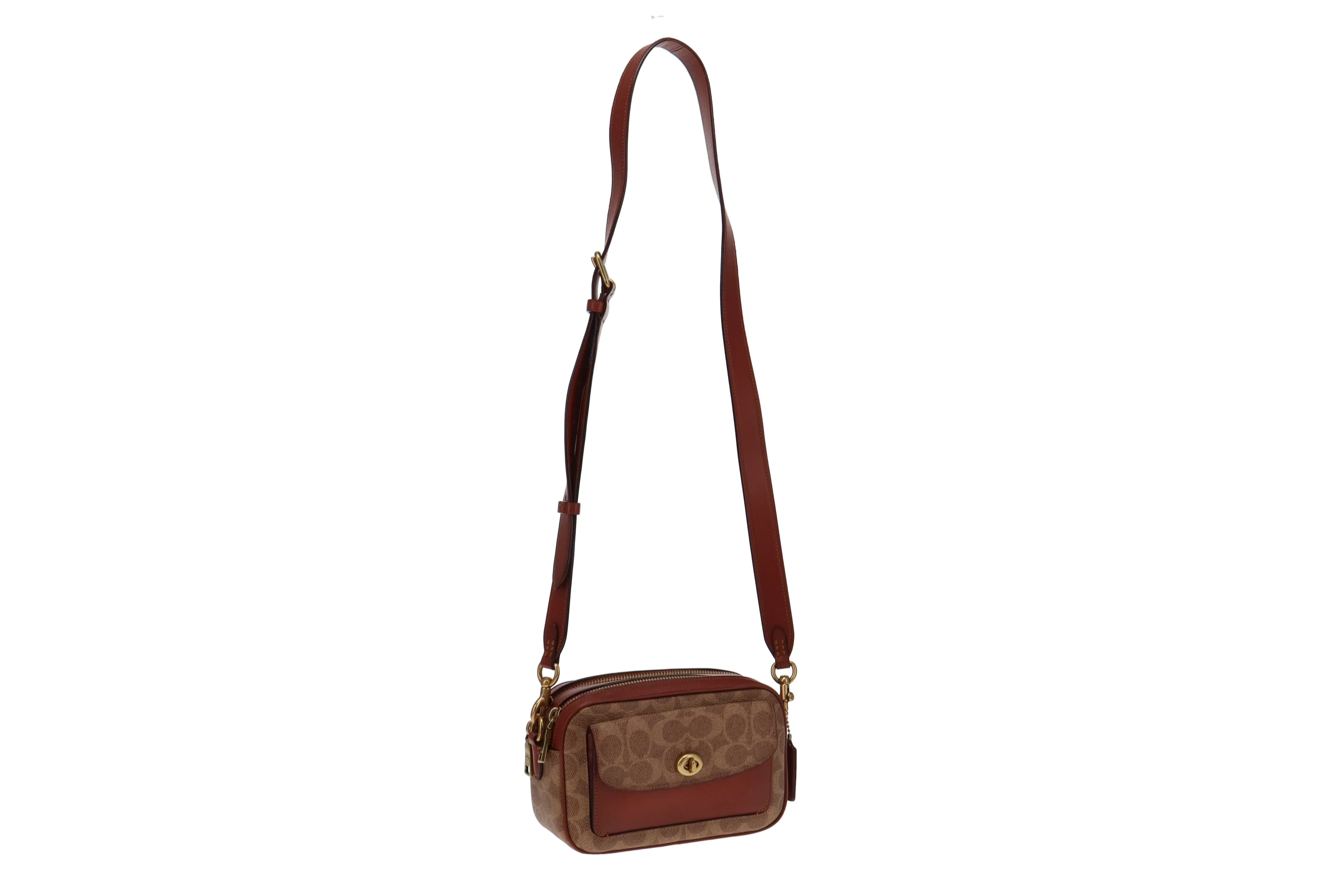 Coach Willow Camera Bag In Signature Canvas