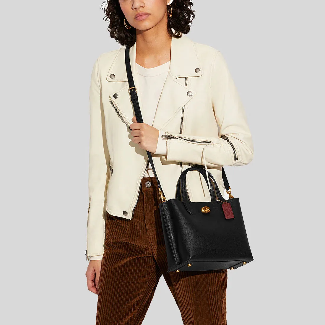 COACH Willow Tote 24 Black RS-C8869