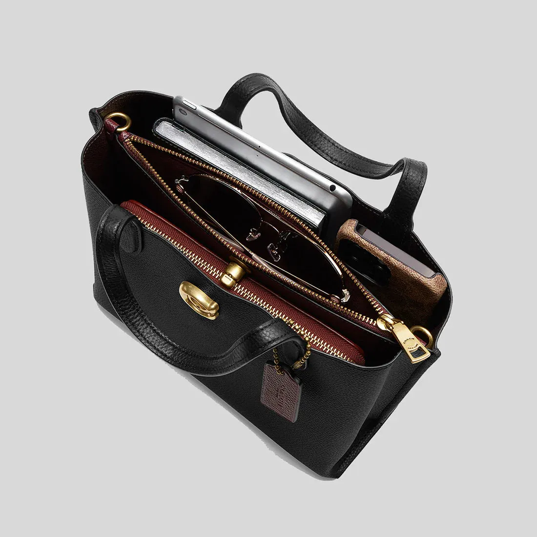 COACH Willow Tote 24 Black RS-C8869
