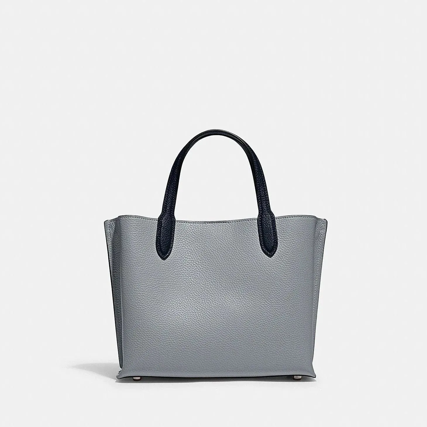 Coach Willow Tote 24 In Colorblock in Grey Blue