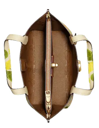 Coach Willow Tote 24 With Floral Print