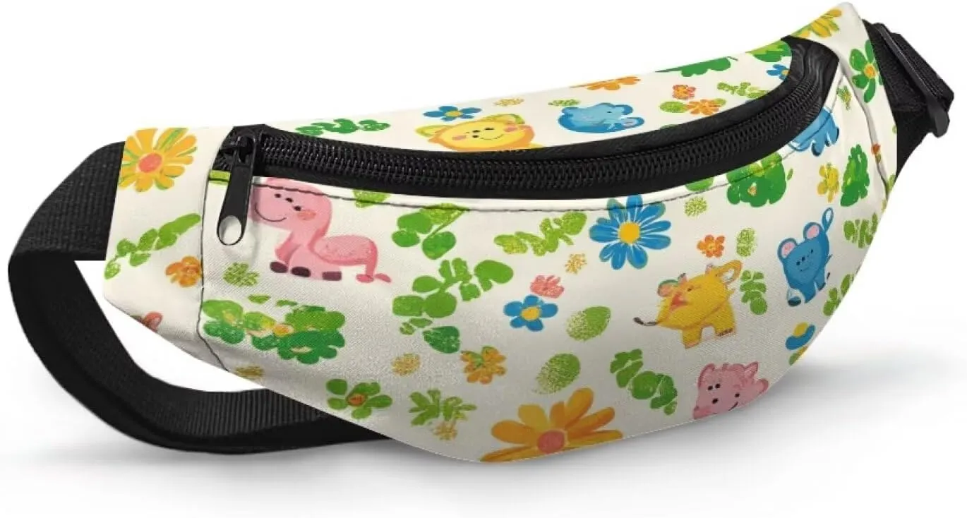 Cozeyat Kids Fanny Pack Boys Small Dinosaur Waist Pack Belt Waist Bag Pack Pouch with Adjustable Strap for Children Sport Running, Camping, Trip