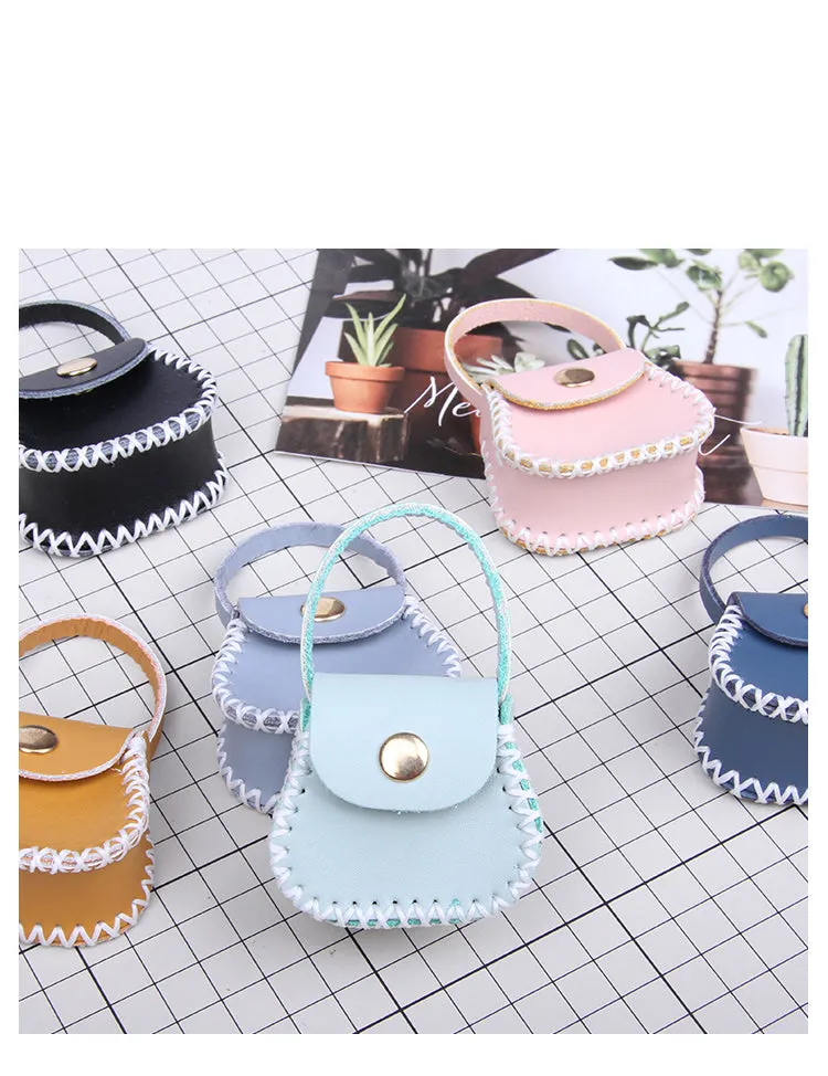 DIY Leather Coin Pouch Kits DIY Leather Mini HandBag Kit DIY Coffee Leather Projects DIY Leather Pouch Kit