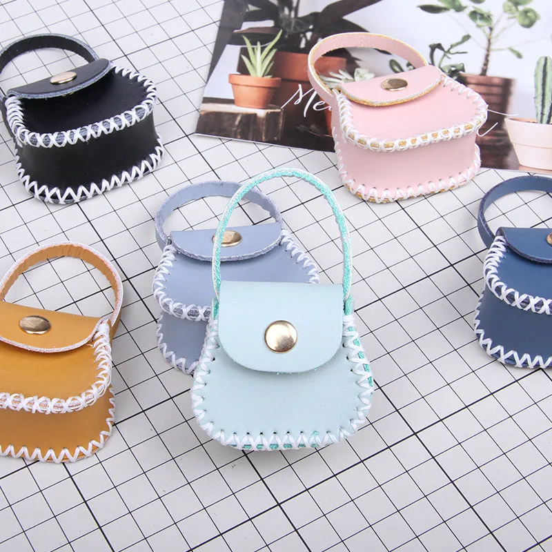 DIY Leather Coin Pouch Kits DIY Leather Mini HandBag Kit DIY Coffee Leather Projects DIY Leather Pouch Kit