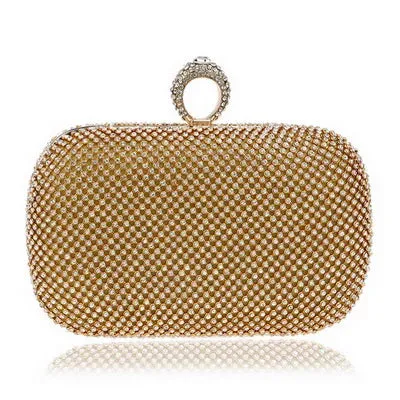 Evening Clutch Bags: Diamond-Studded Evening Bag with Chain, Shoulder Bag, Women's Handbags, Wallets, Evening Bag for Wedding