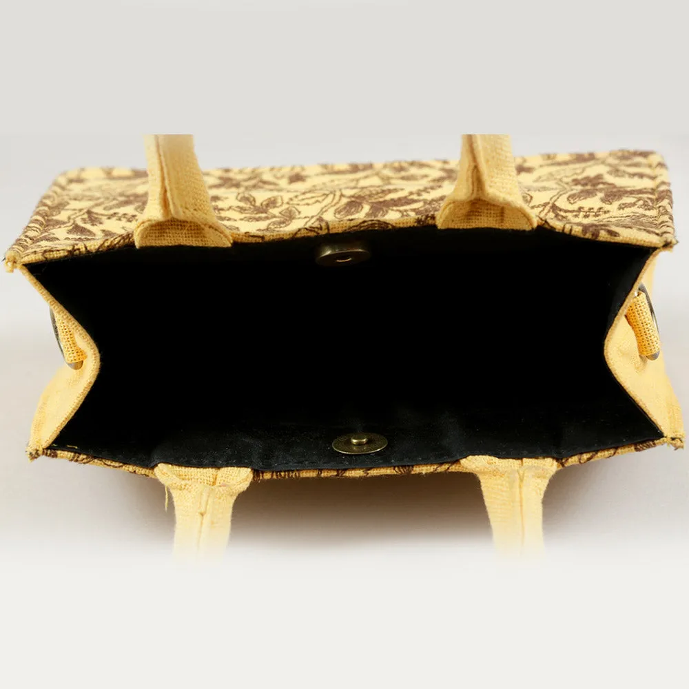 Fire light floral small box bag