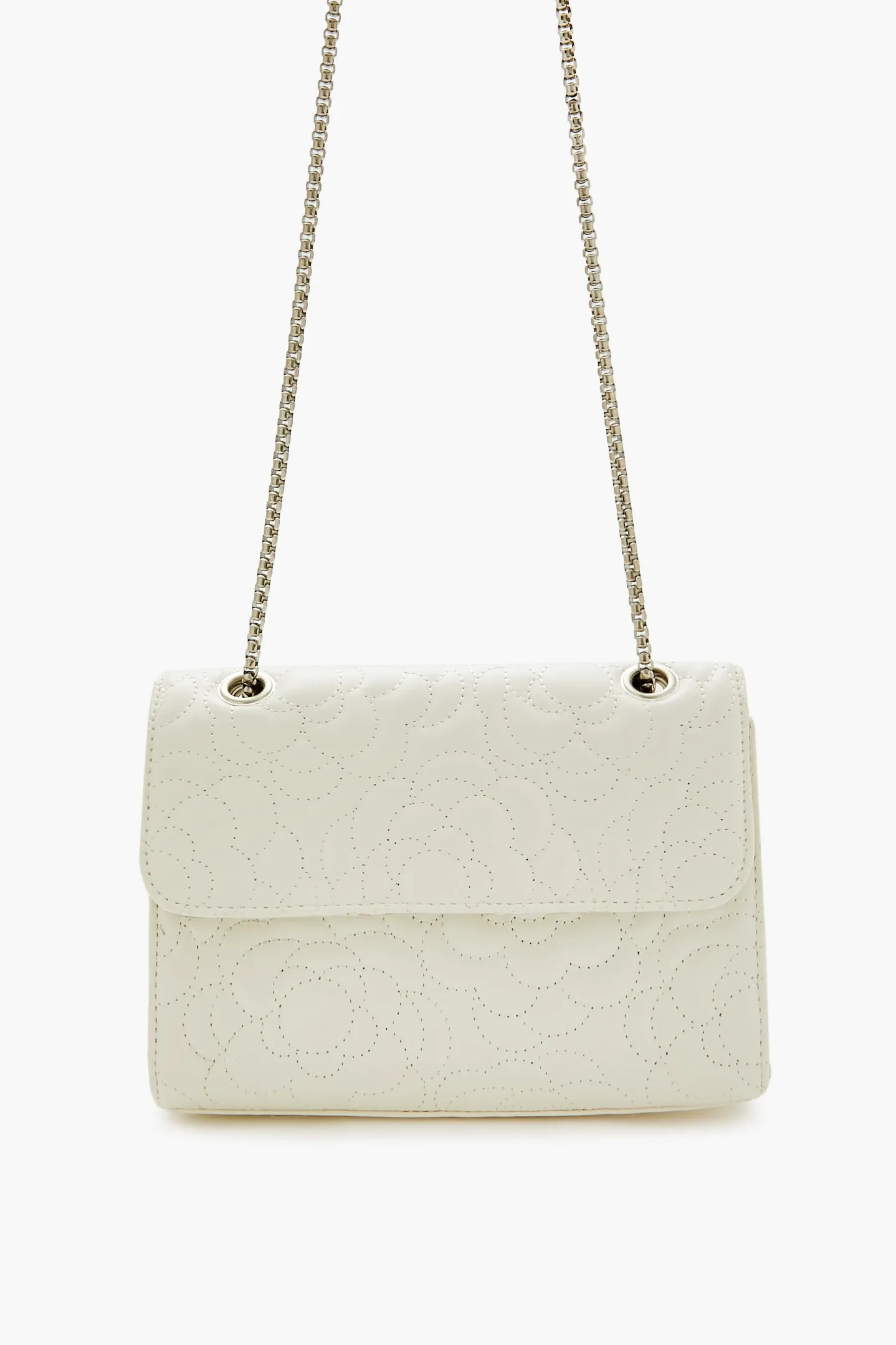 Floral-Quilted Crossbody Bag