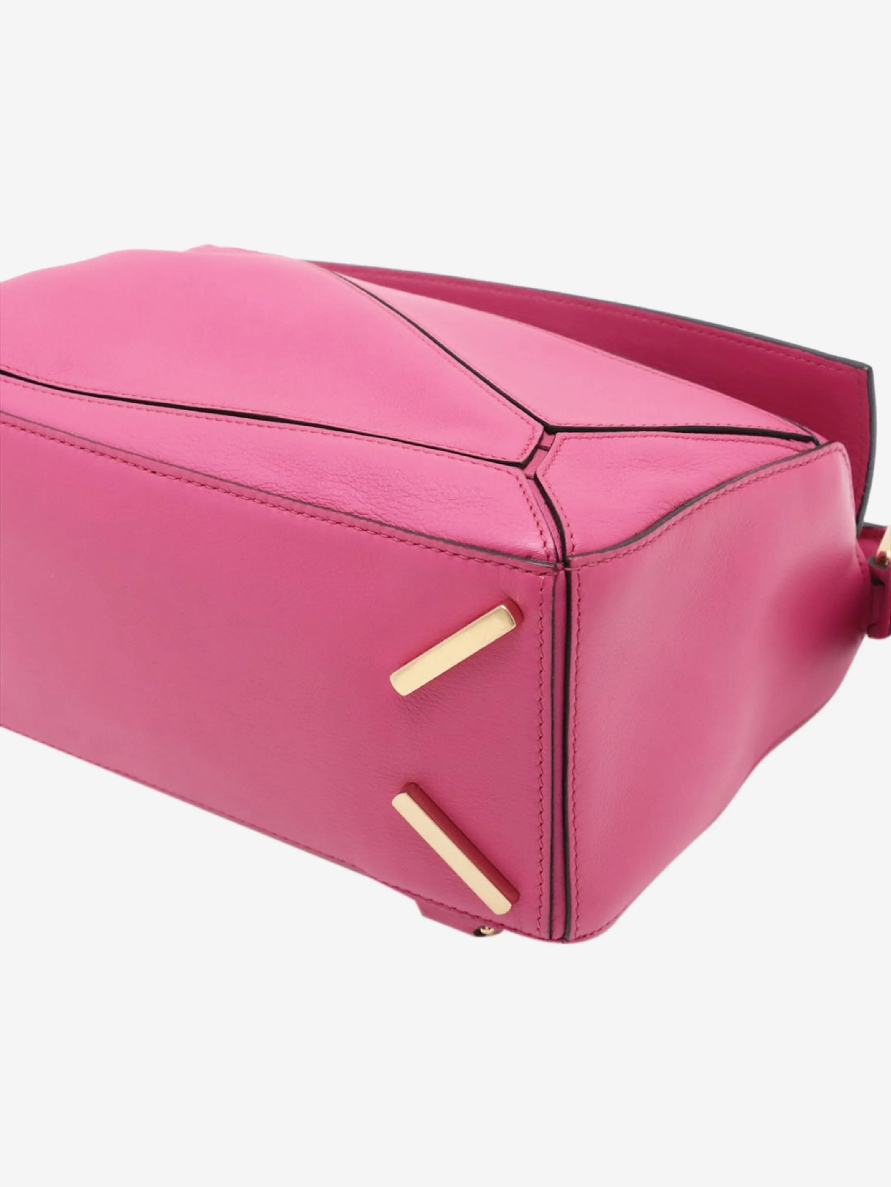 Fuchsia small Puzzle bag