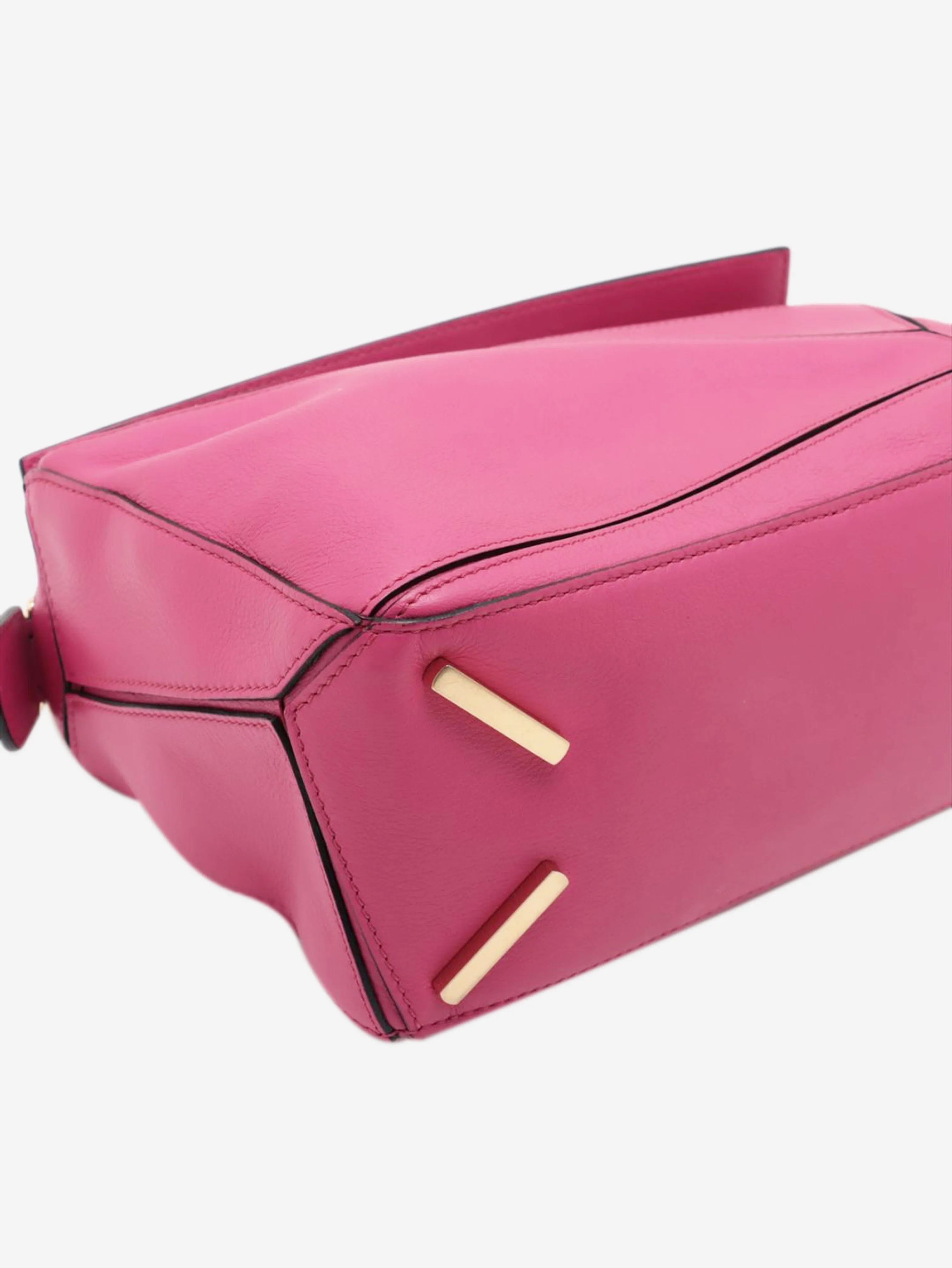 Fuchsia small Puzzle bag