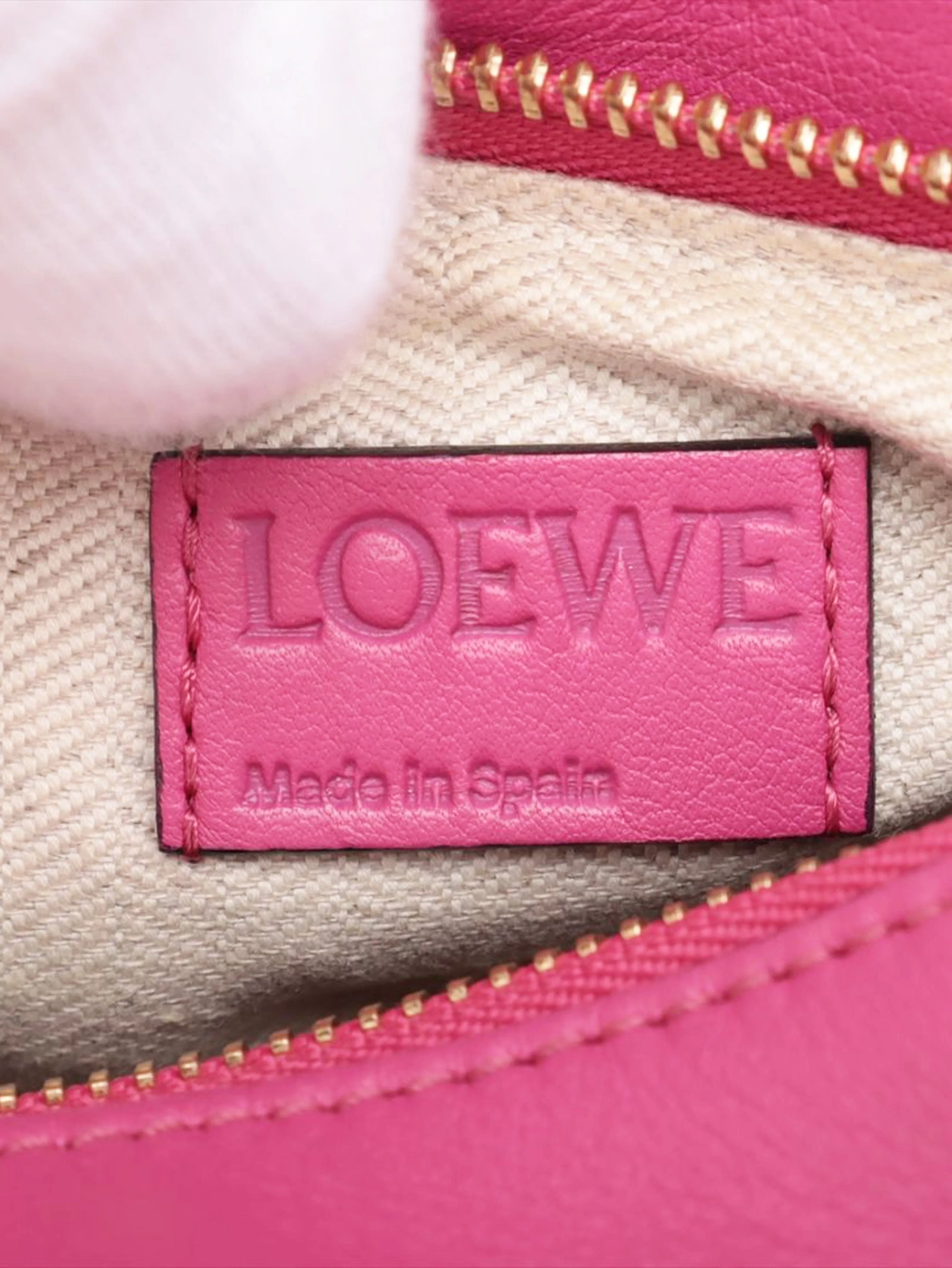 Fuchsia small Puzzle bag