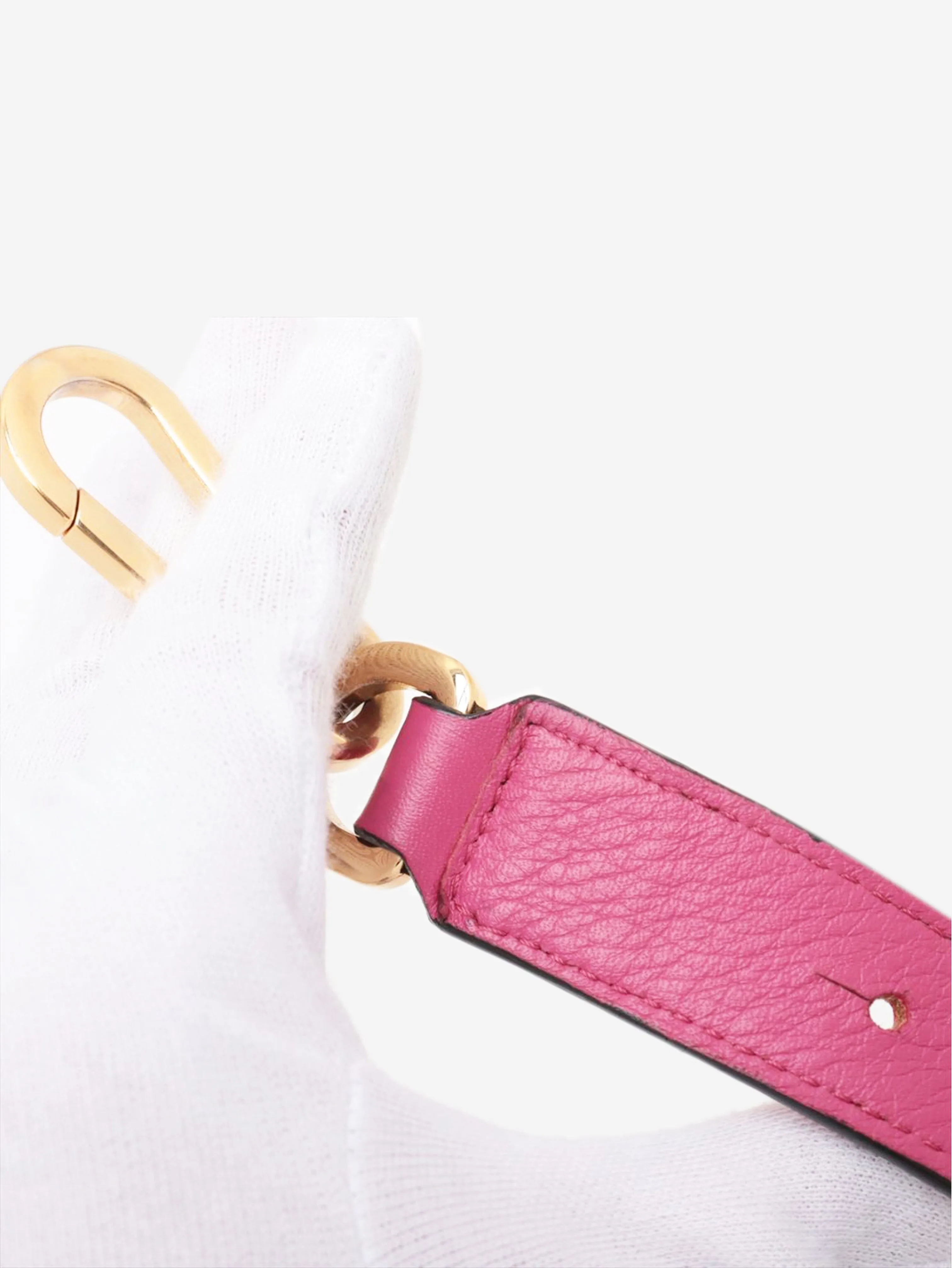 Fuchsia small Puzzle bag