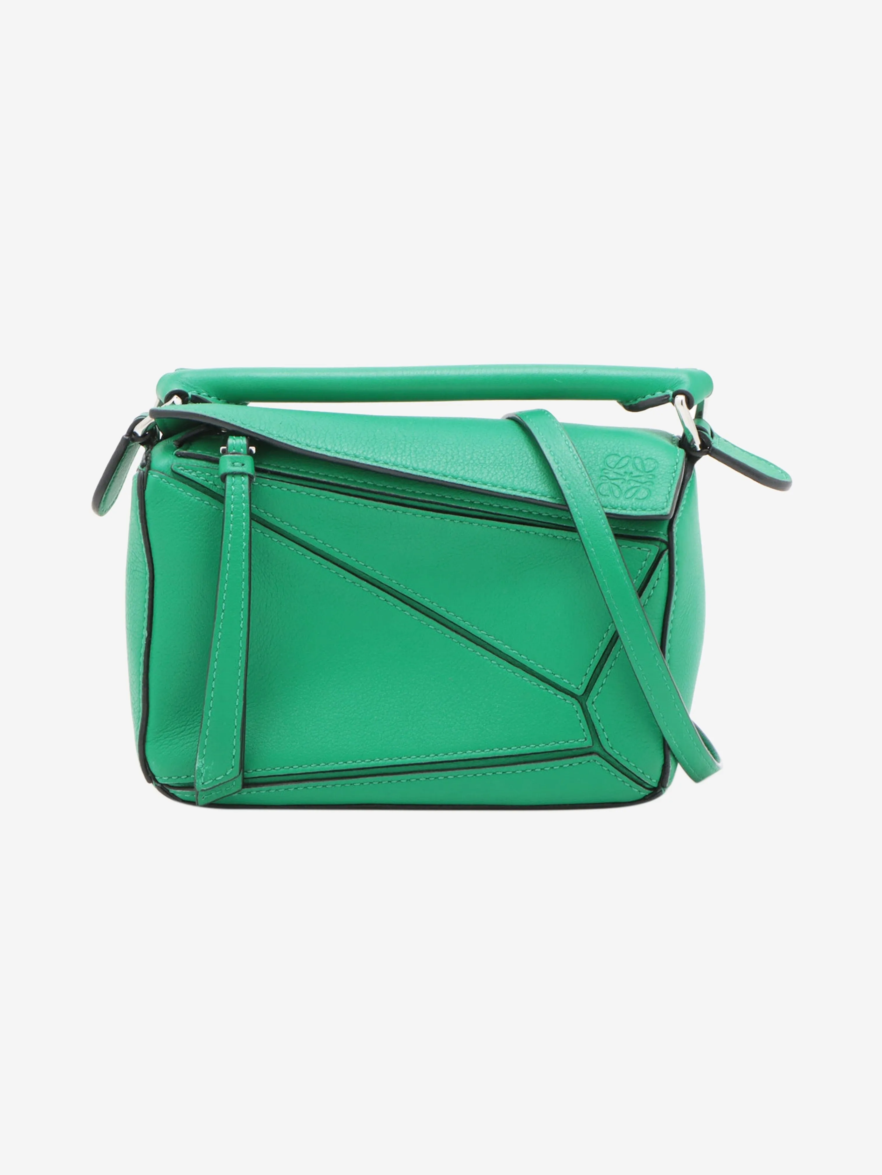 Green mini Puzzle bag