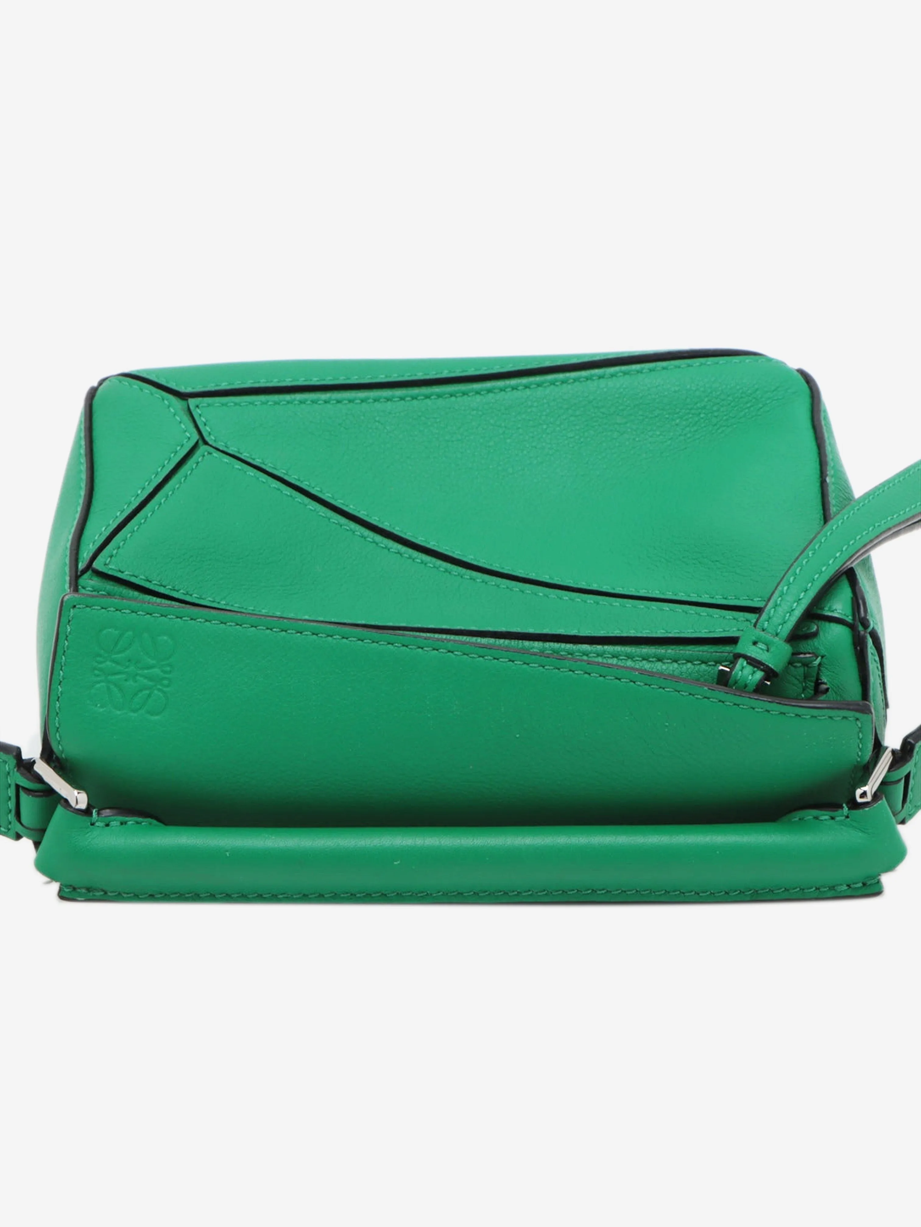 Green mini Puzzle bag