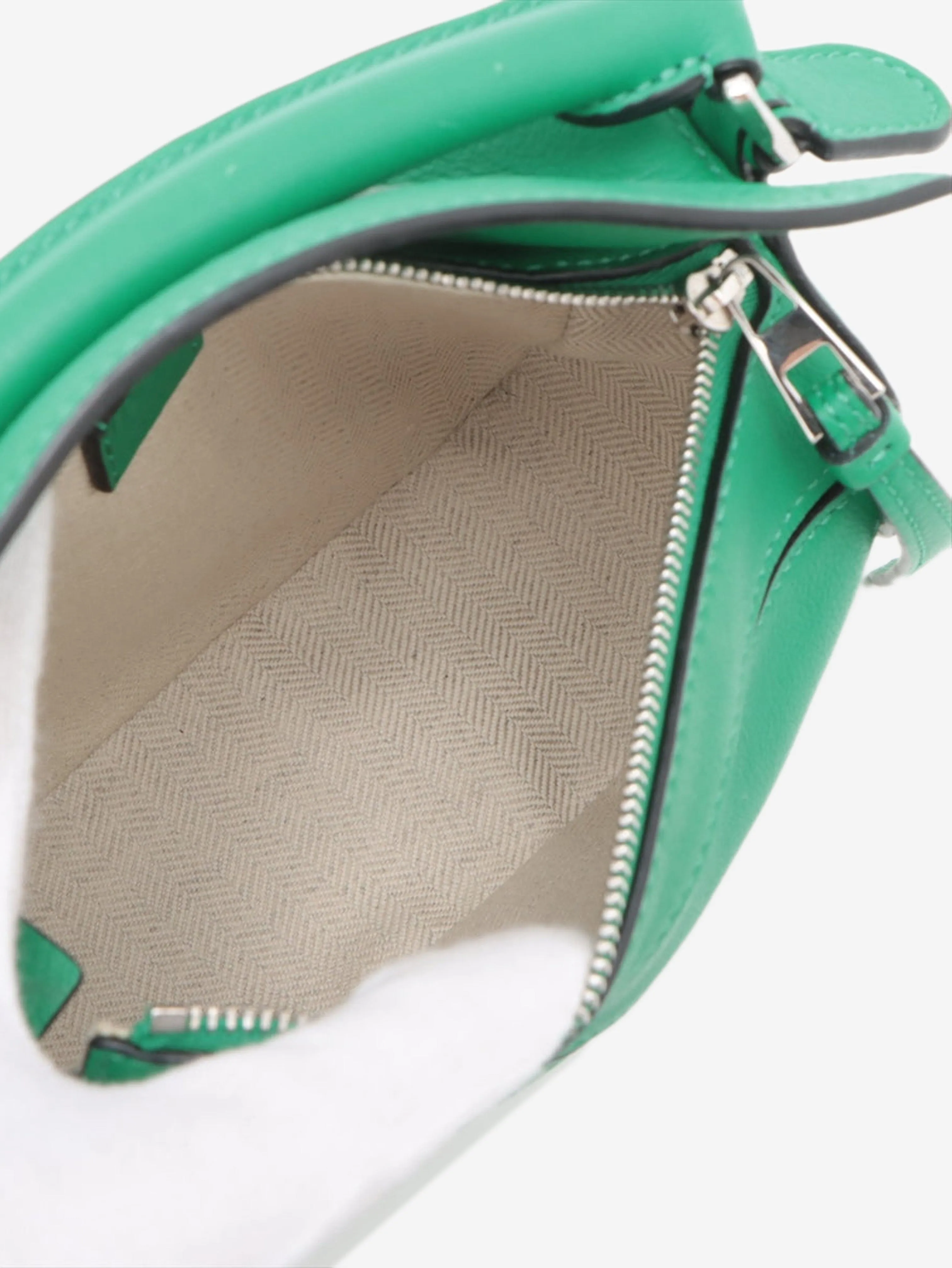 Green mini Puzzle bag