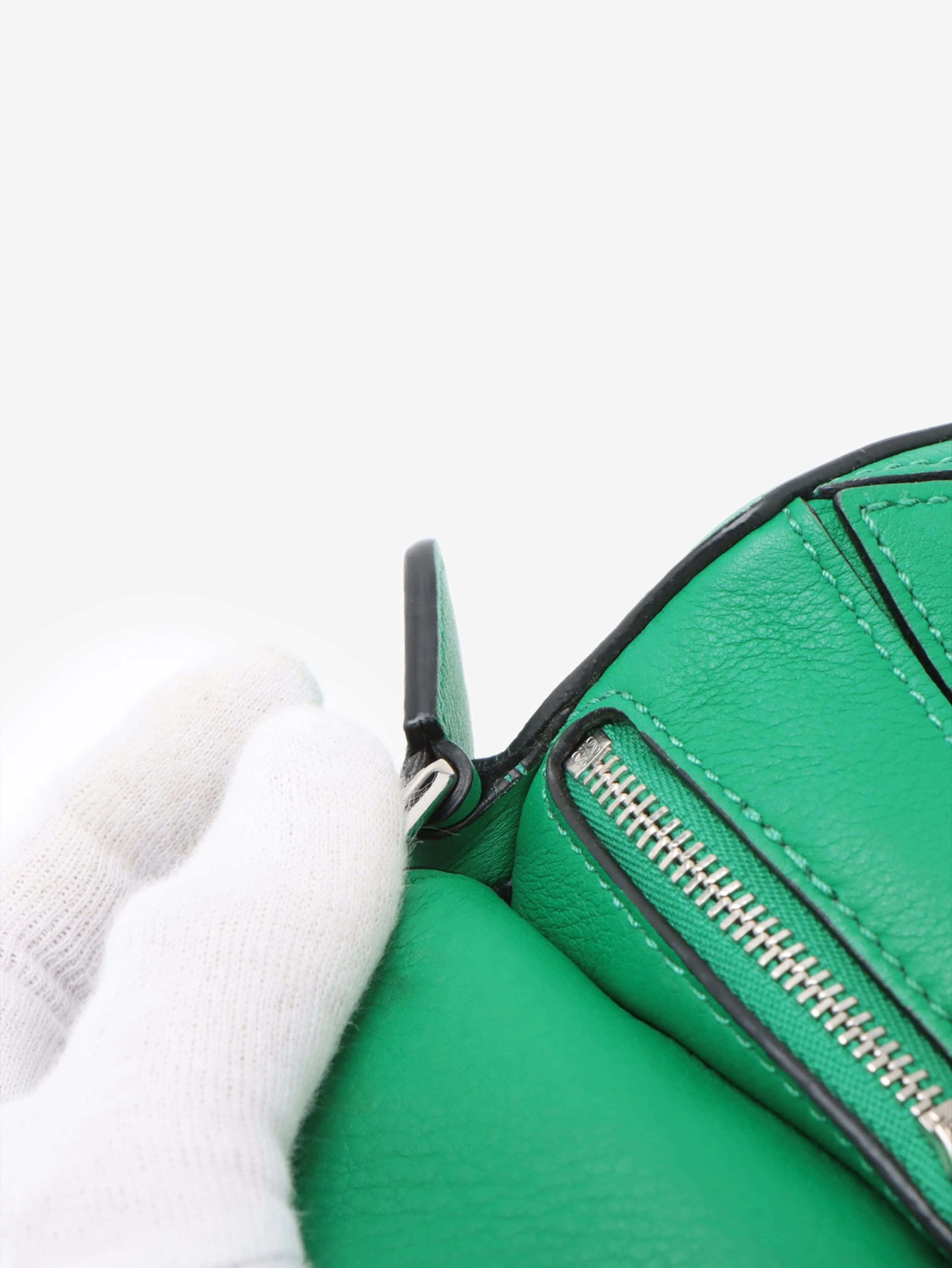 Green mini Puzzle bag