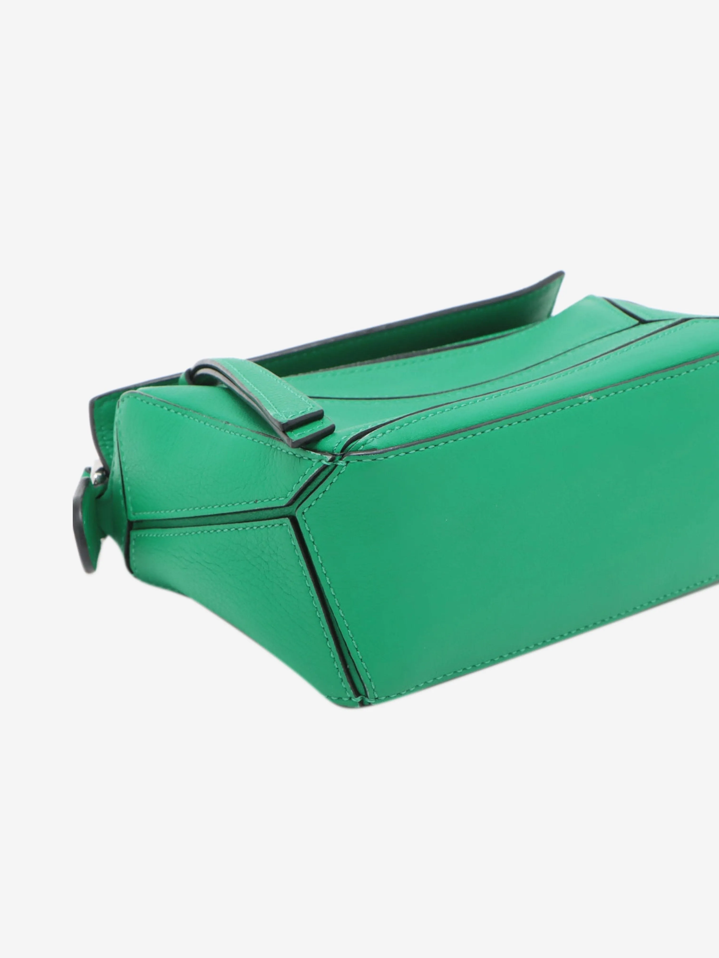 Green mini Puzzle bag