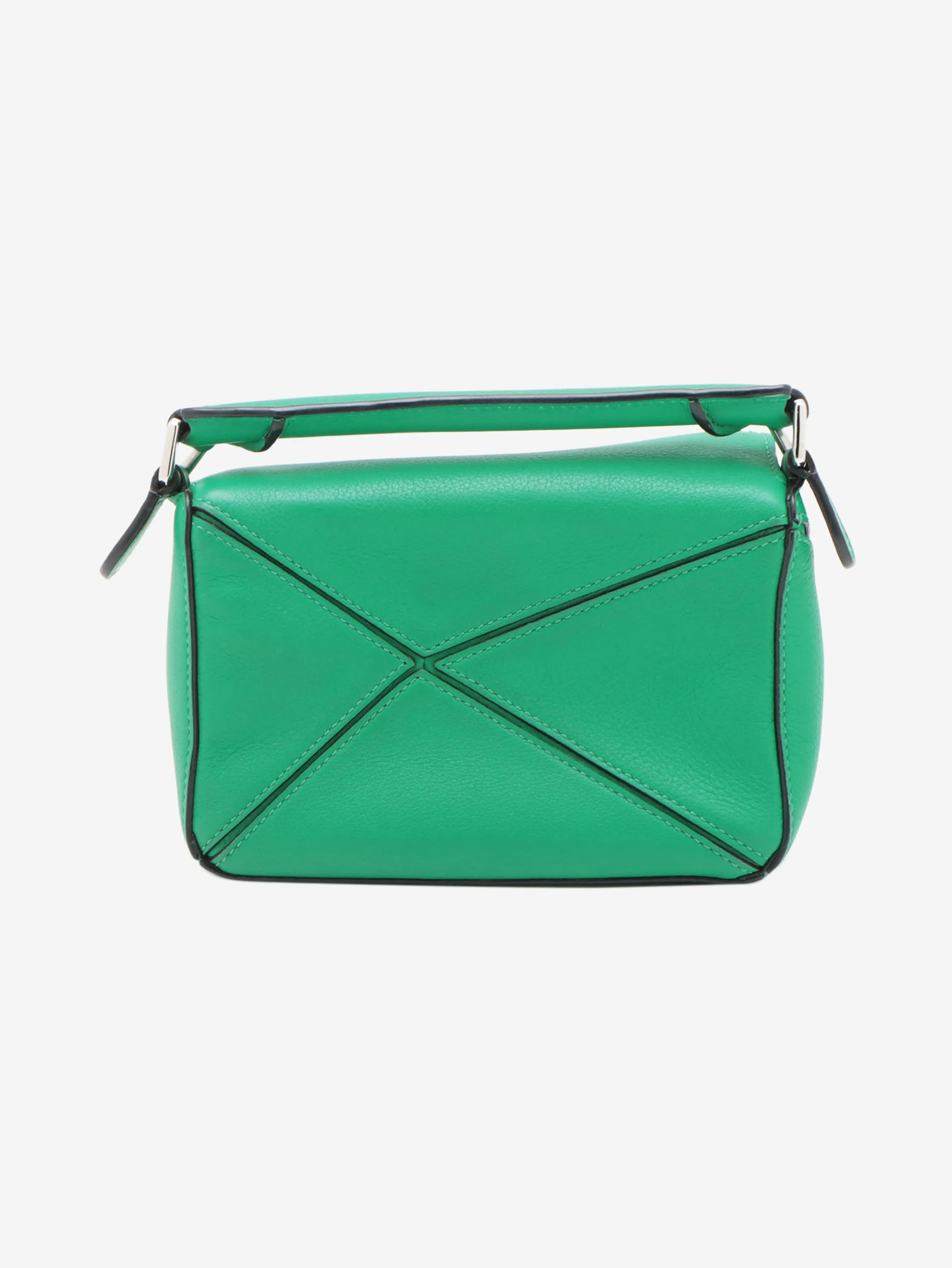 Green mini Puzzle bag