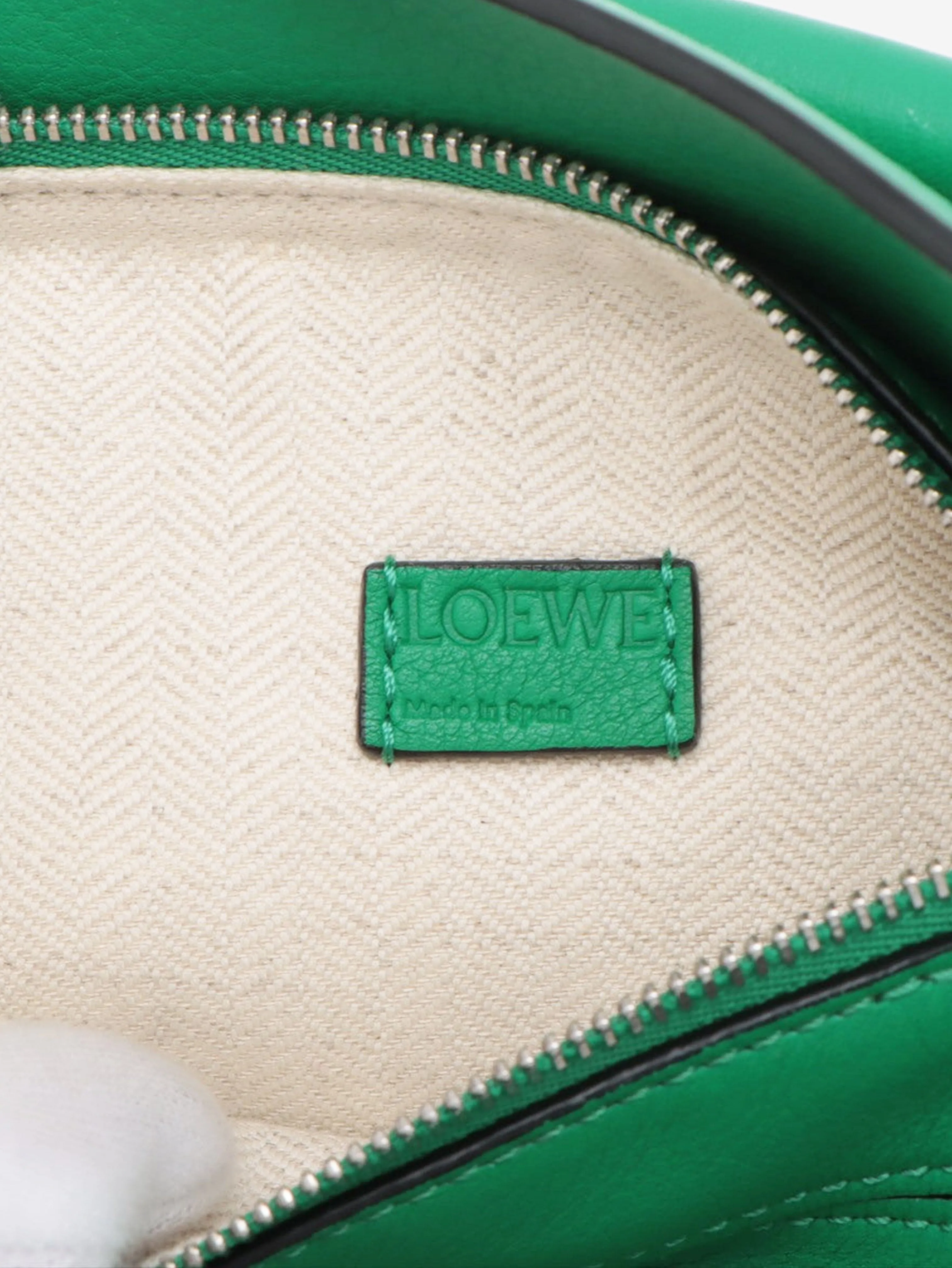 Green mini Puzzle bag