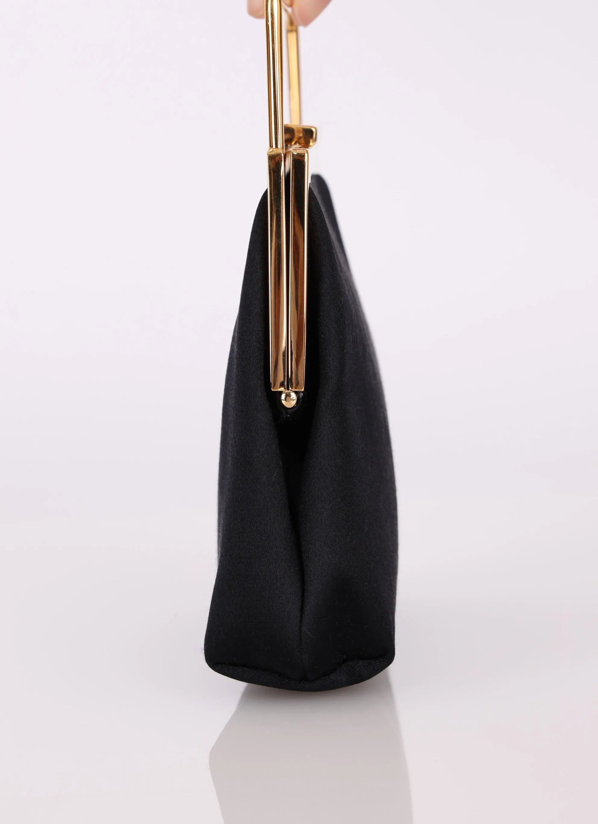 Gucci Satin Frame Handle Mini Bag