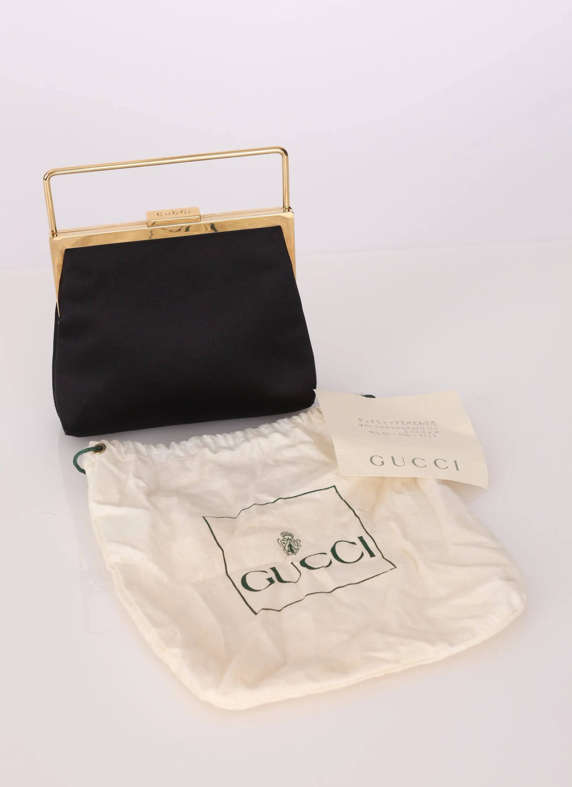 Gucci Satin Mini Frame Bag