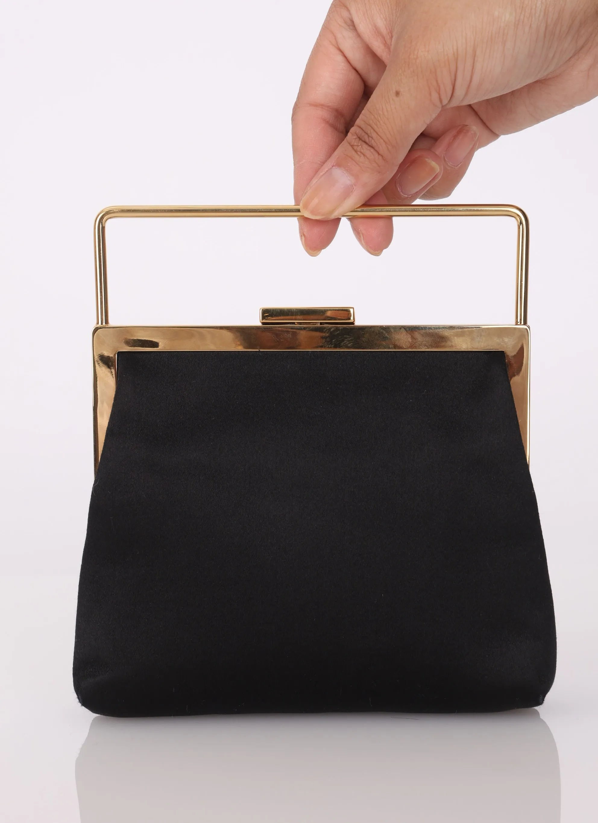 Gucci Satin Mini Frame Bag