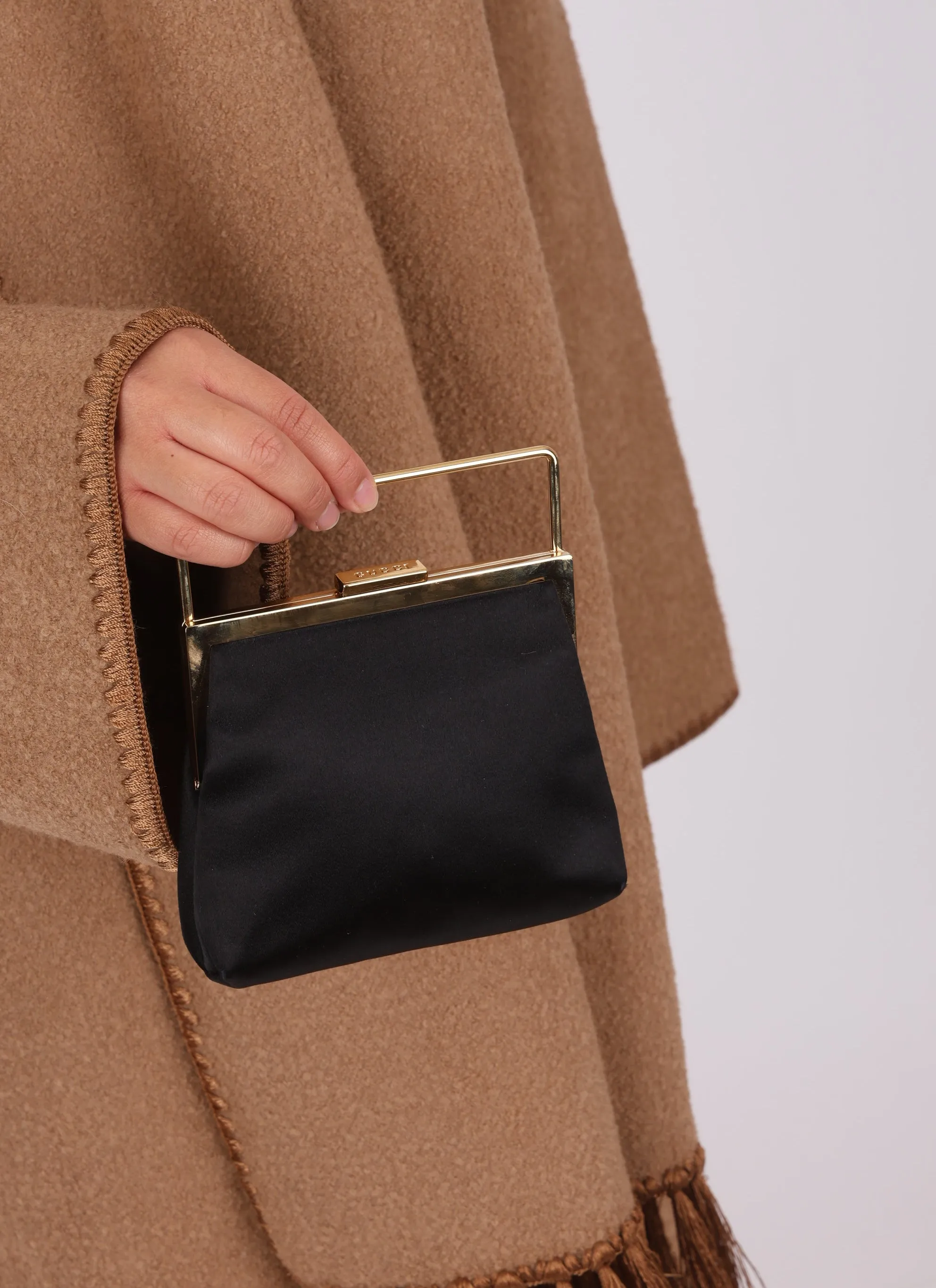 Gucci Satin Mini Frame Bag