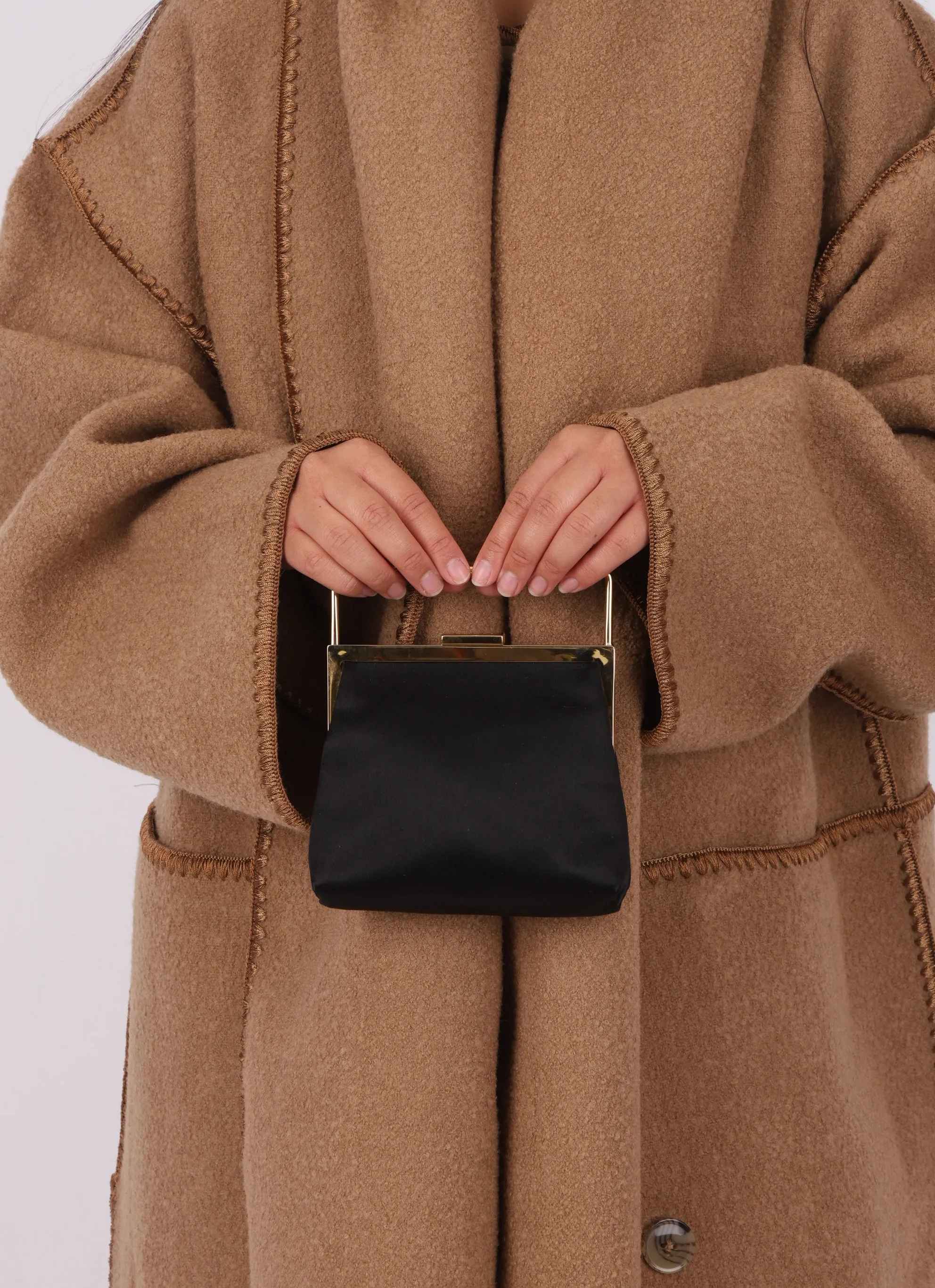 Gucci Satin Mini Frame Bag