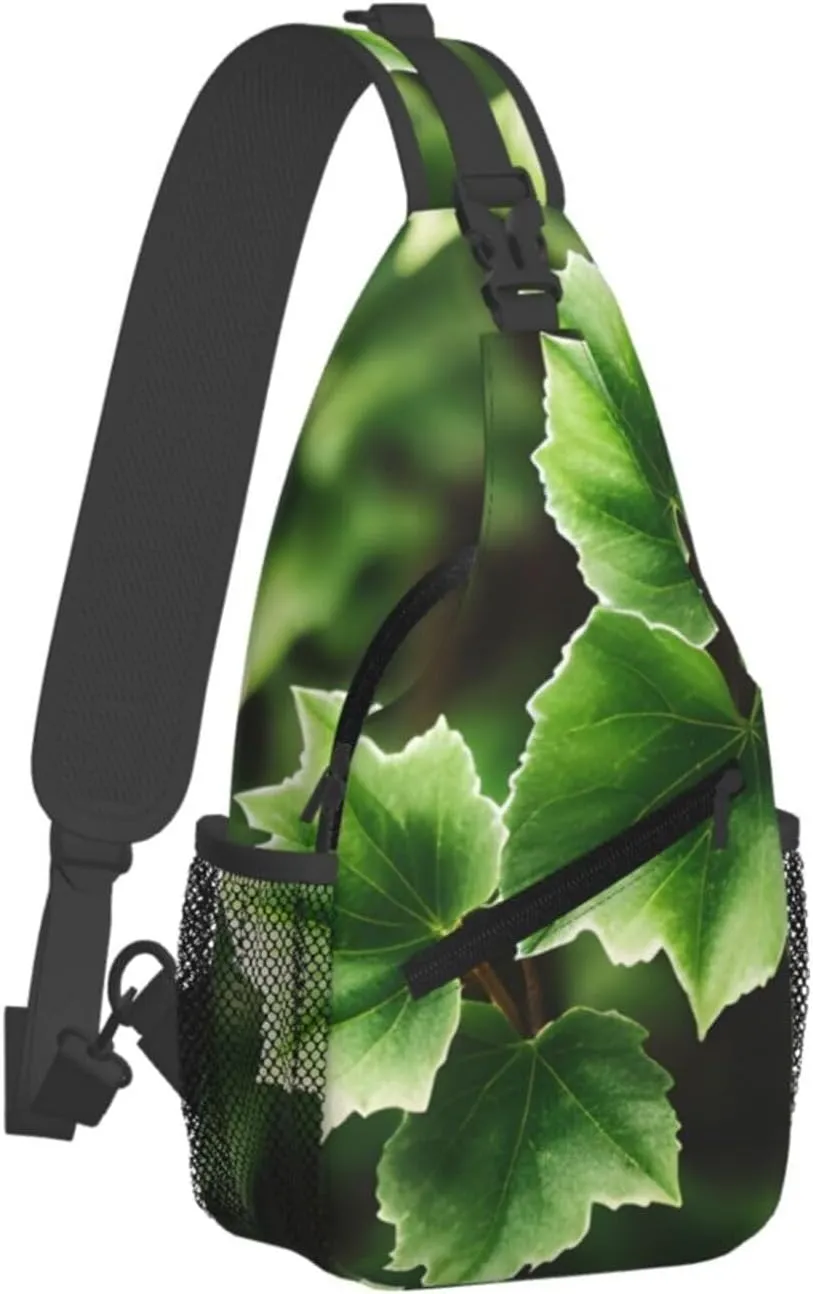 Ivy Blossoms Tree Sling Backpack,Men Cross Chest Bag Diagonally,Shoulder Bag For Outdoor Travel Cycling Bag