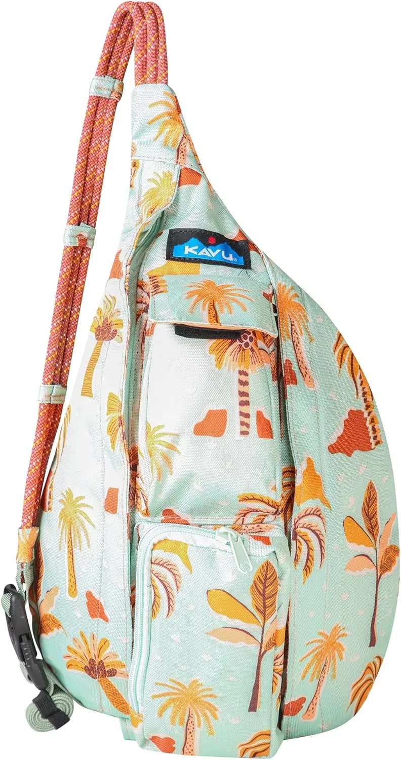 KAVU Mini Rope Sling Pack with Adjustable Rope Shoulder Strap