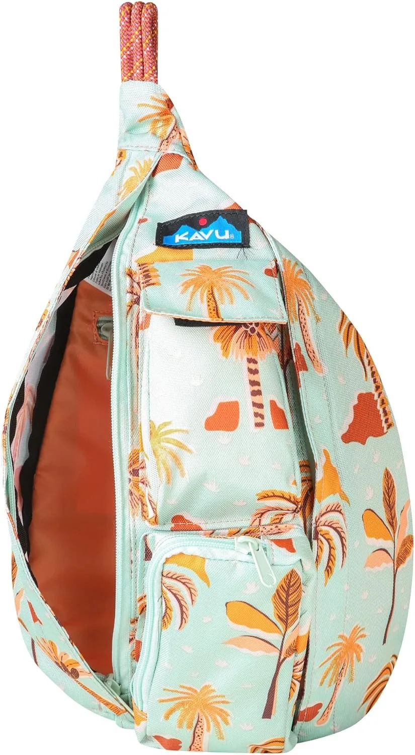KAVU Mini Rope Sling Pack with Adjustable Rope Shoulder Strap