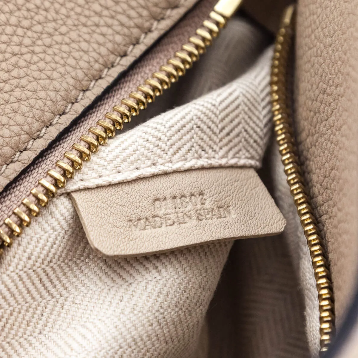 Loewe Mink & Sand Calfskin Medium Puzzle Bag