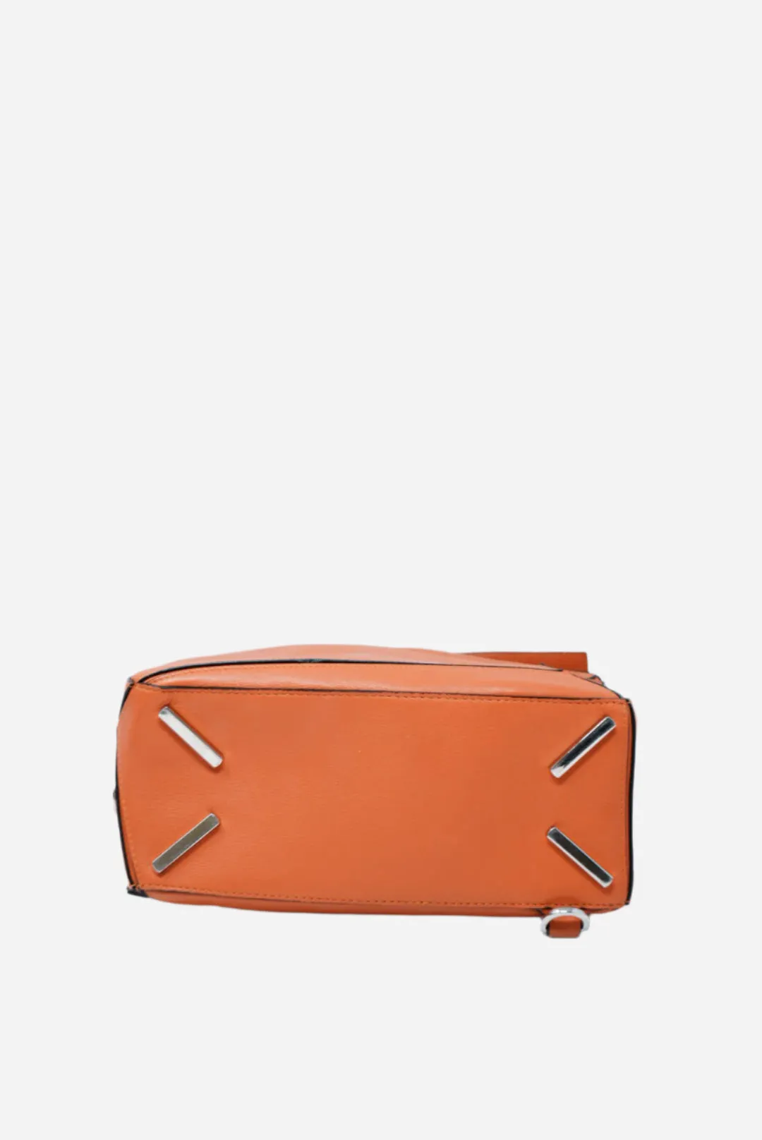 Loewe Orange Small Puzzle Bag