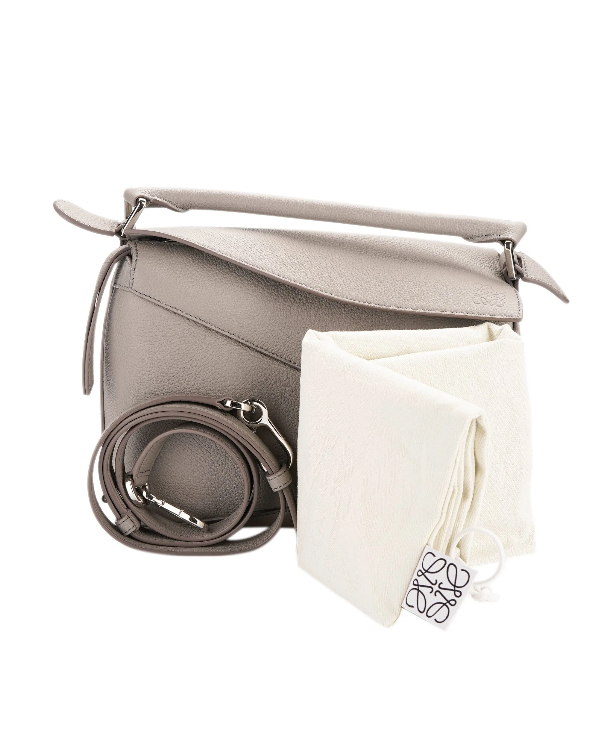Loewe Puzzle Grey Medium Crossbody  ALL0888