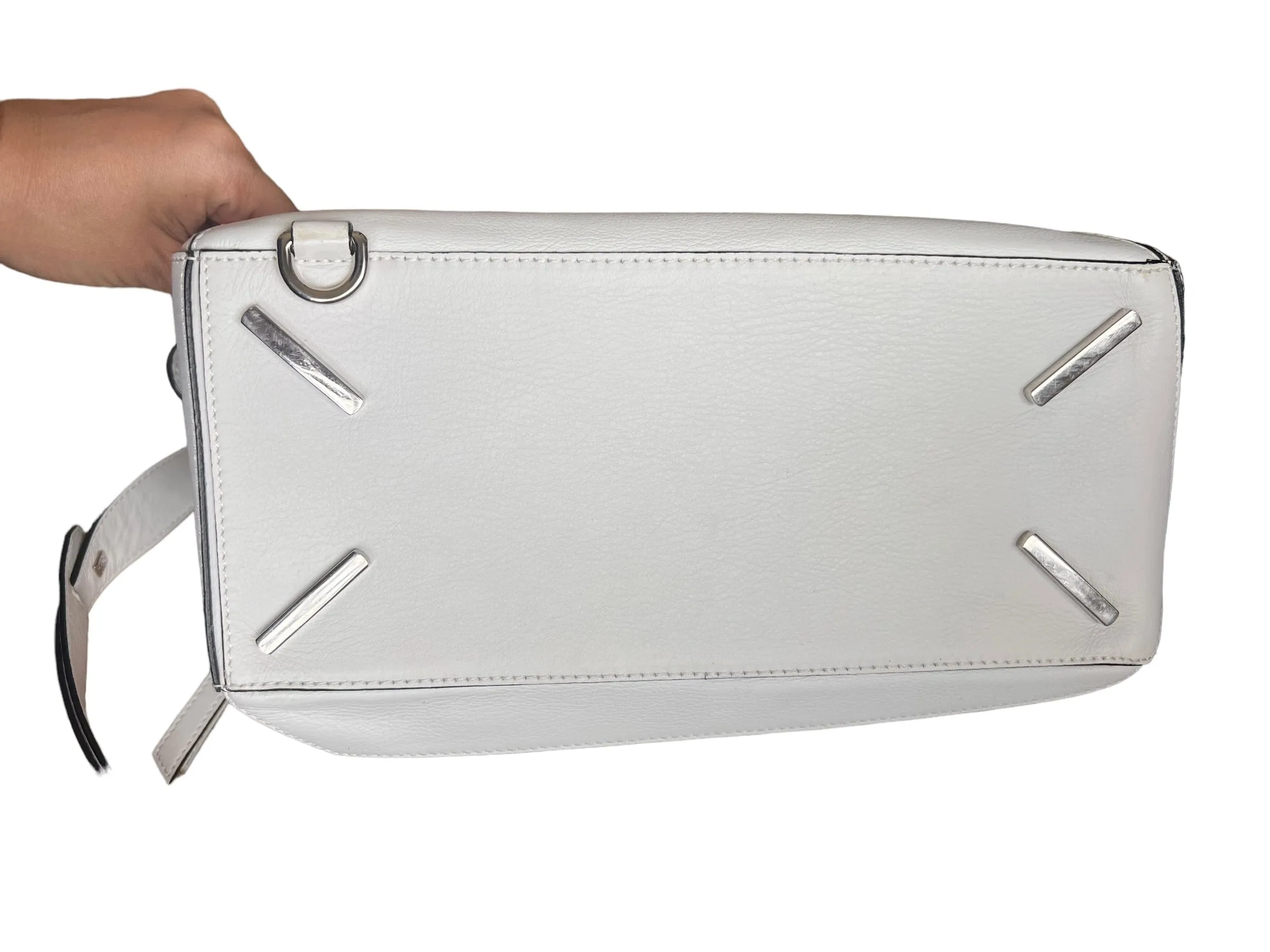 Loewe White Medium Puzzle Bag