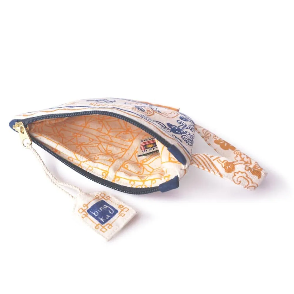 Lorikeet Blue Tea Cup Coin Pouch