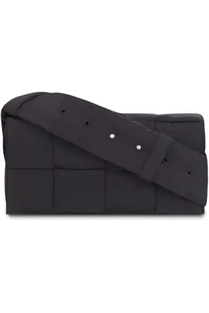 MEDIUM CASSETTE PADDED MESSENGER | BLACK/PARAKEET/SILVER