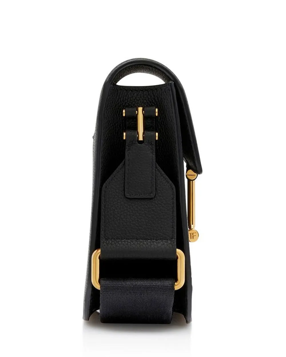 Mini Tara Crossbody Bag in Silk Black