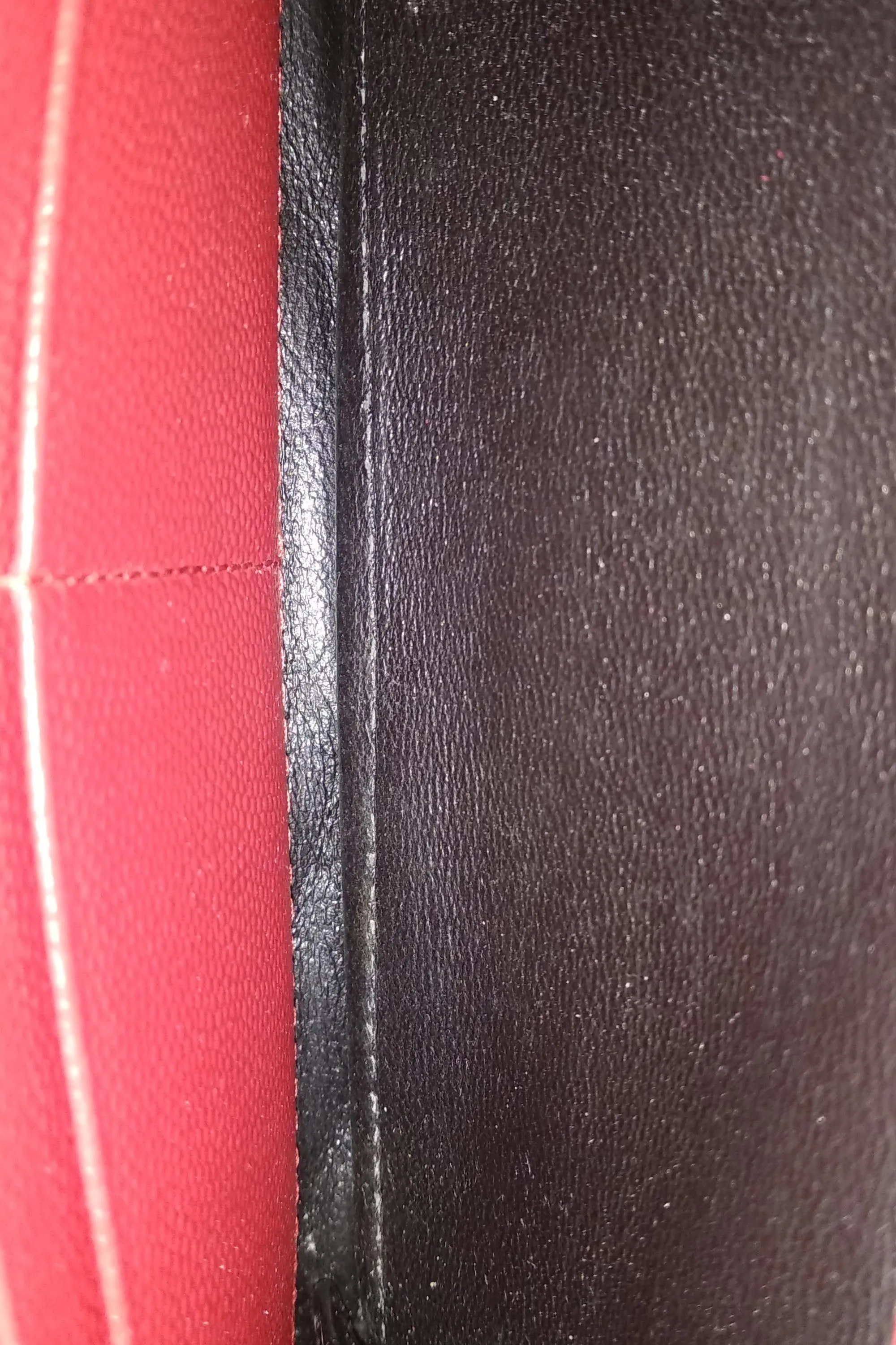 Monogram Envelope Wallet Red