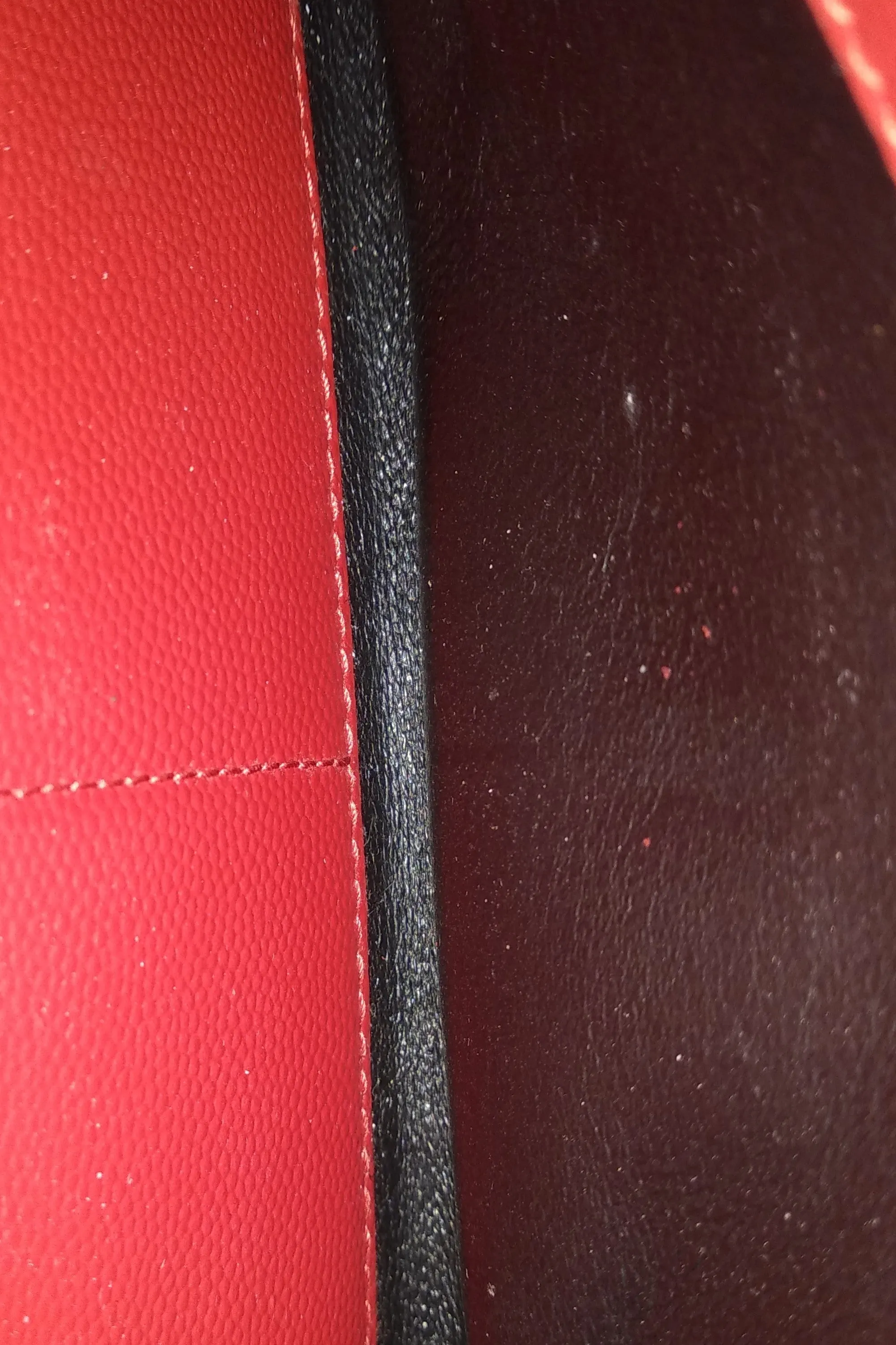 Monogram Envelope Wallet Red