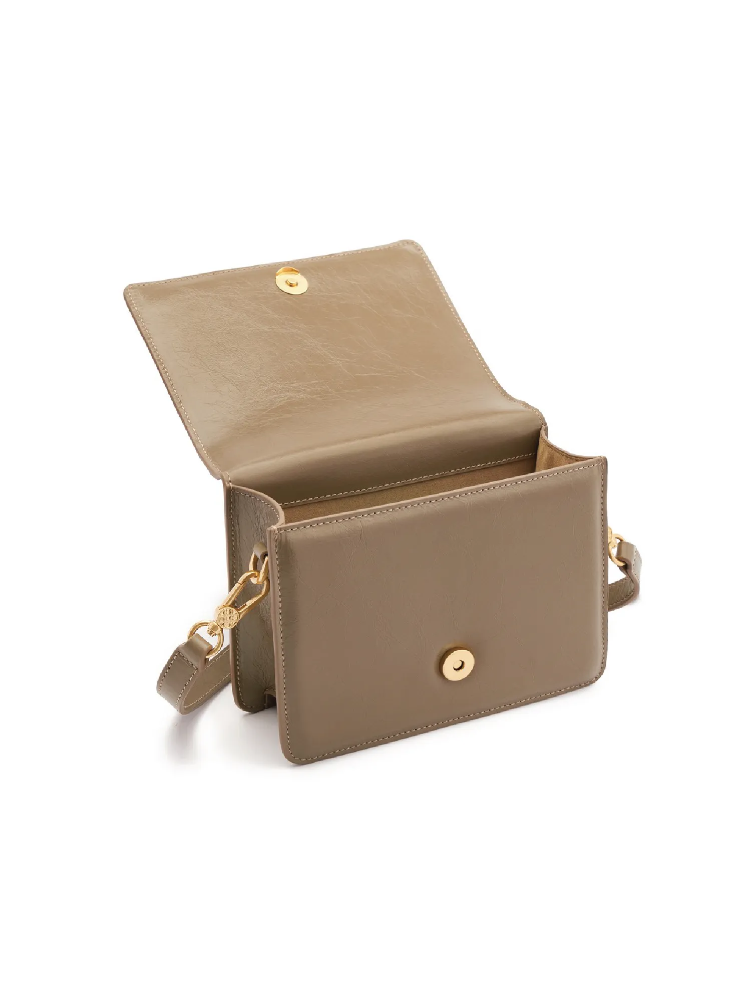 Mosaic Diamond Crossbody Bag - Khaki